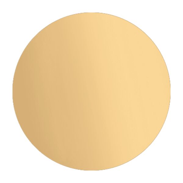 1" Brushed Brass Disc Thumbnail