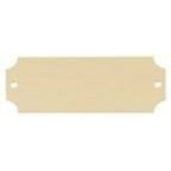 2 1/2" x 7/8" Bright Brass Perpetual Plate Thumbnail