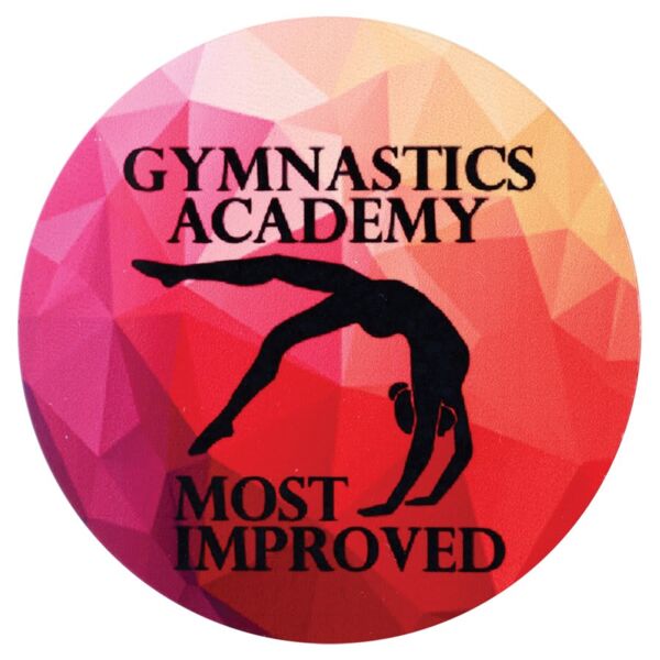 2" Sublimatable Gloss DynaSub Aluminum Die Cut Disc Thumbnail